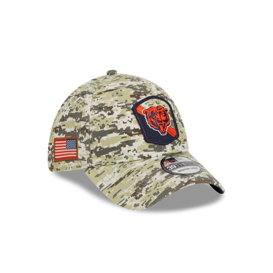 Gorras New Era | Chicago Bears Nfl Salute To Service 2023 39Thirty Elastica