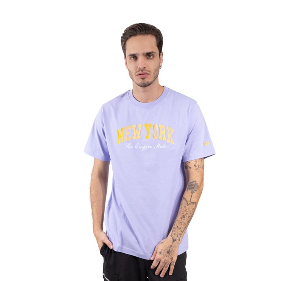 Ropa New Era | Playera Manga Corta New Era Foundation Essentials Morada