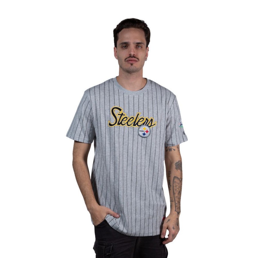 Ropa New Era | Playera Manga Corta Pittsburgh Steelers Nfl Throwback