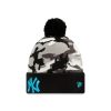 Gorras New Era | New York Yankees Camo Crown Knit Negro