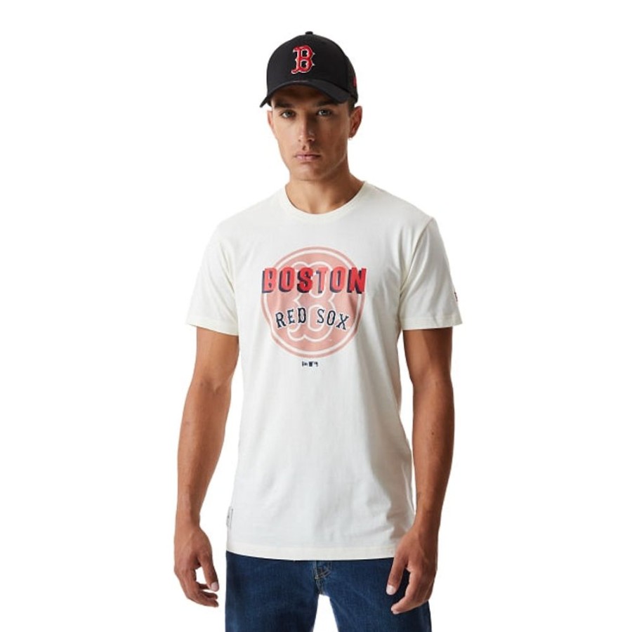 Ropa New Era | Playera Manga Corta Boston Red Sox Mlb Heritage Graphic Blanca