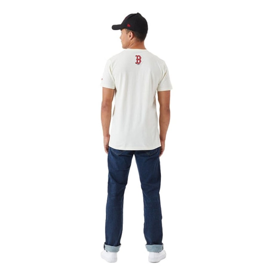 Ropa New Era | Playera Manga Corta Boston Red Sox Mlb Heritage Graphic Blanca