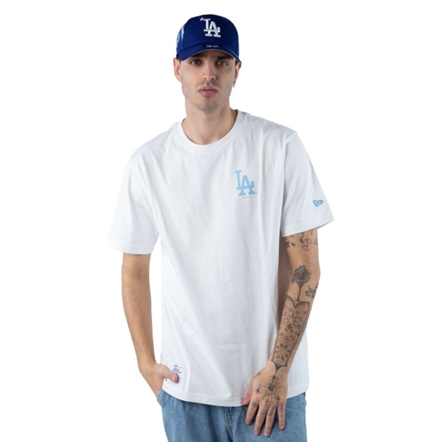 Ropa New Era | Playera Manga Cortalos Angeles Dodgers Mlb Watercolor Floral Collection