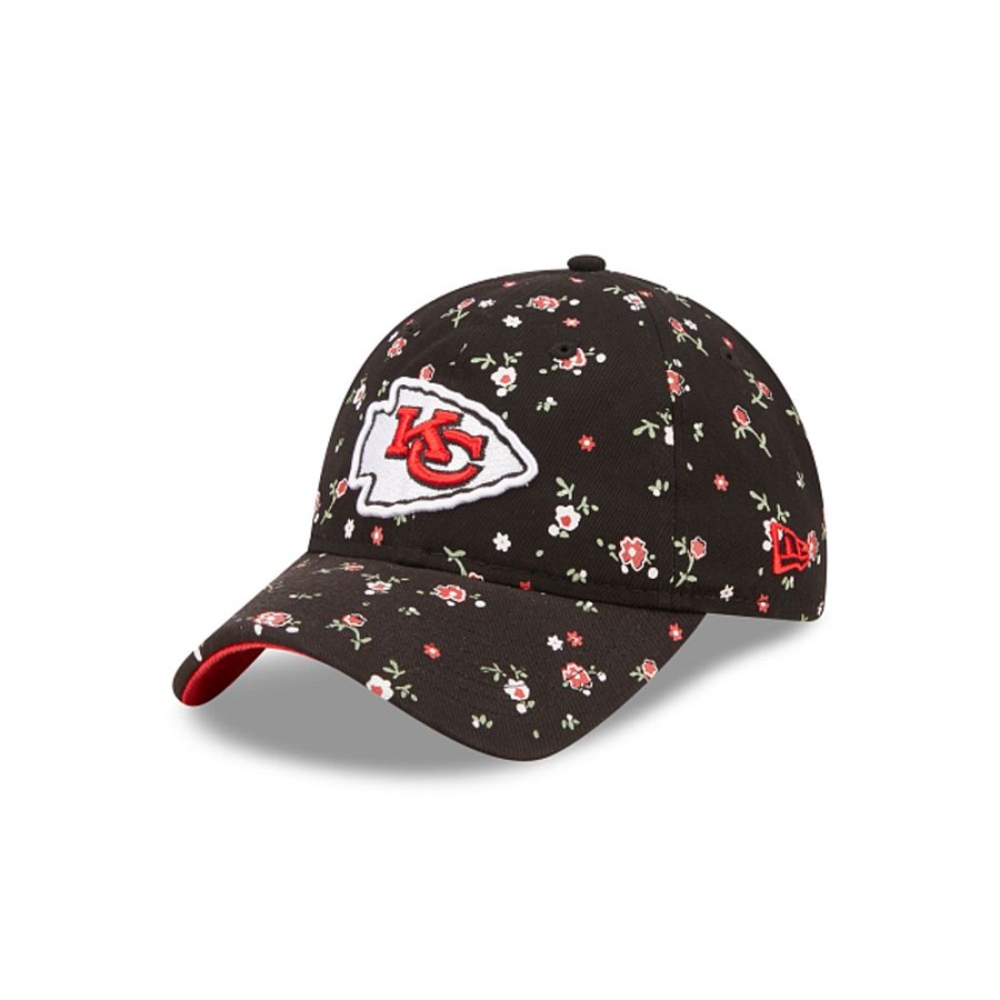 Gorras New Era | Kansas City Chiefs Women'S Floral 9Twenty Strapback Para Mujer