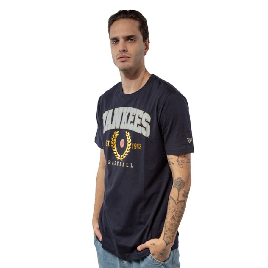 Ropa New Era | Playera Manga Corta New York Yankees Mlb Gold Leaf