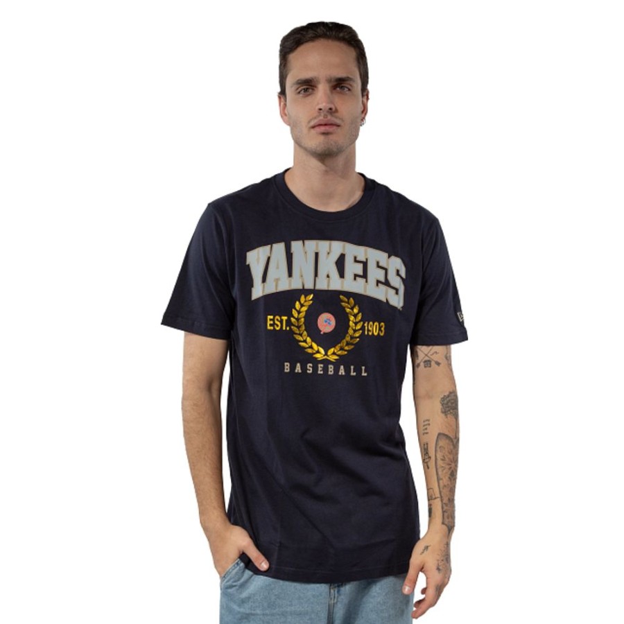 Ropa New Era | Playera Manga Corta New York Yankees Mlb Gold Leaf