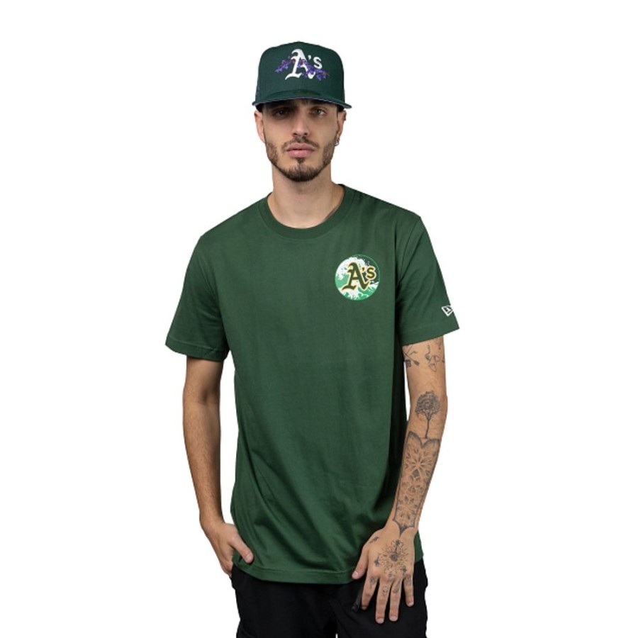 Ropa New Era | Playera Manga Corta Oakland Athletics Mlb Tonal Wave