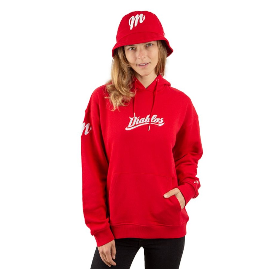 Ropa New Era | Sudadera Diablos Rojos Del Mexico Lmb Marble Para Mujer