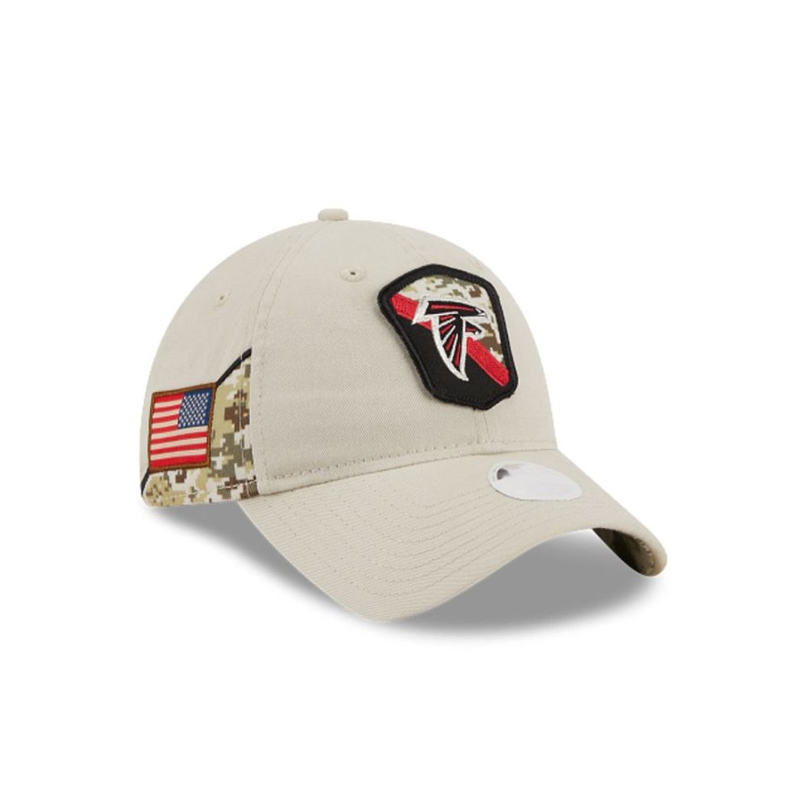 Gorras New Era | Atlanta Falcons Nfl Salute To Service 2023 9Twenty Strapback Para Mujer