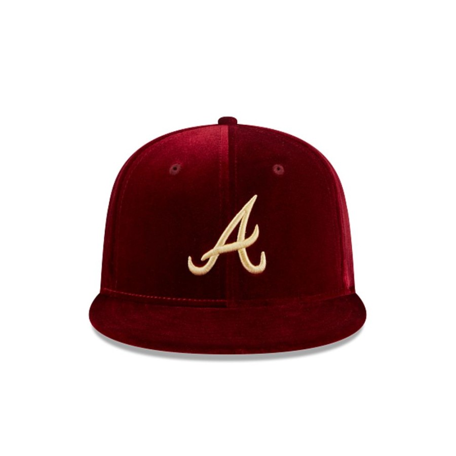 Gorras New Era | Atlanta Braves Mlb Vintage Velvet 59Fifty Cerrada