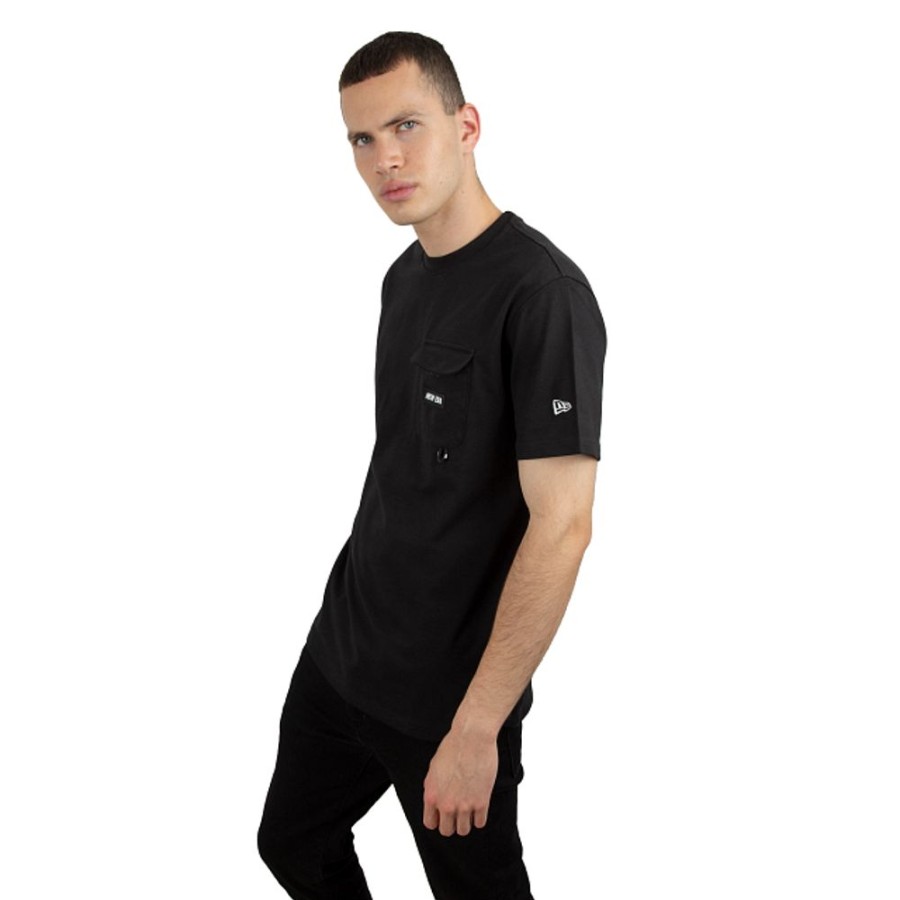 Ropa New Era | Playera Manga Corta New Era Outdoor Pocket Negra