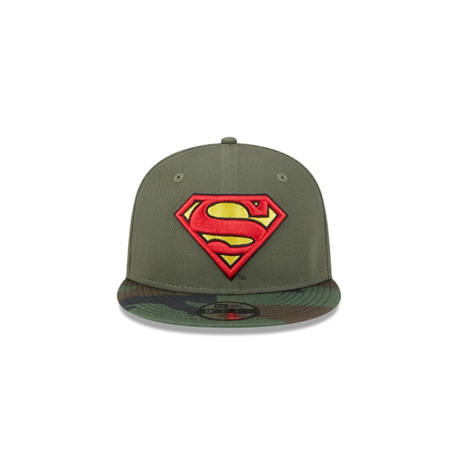 Gorras New Era | Superman Superheroes Dc 9Fifty Snapback Para Nina O Nino