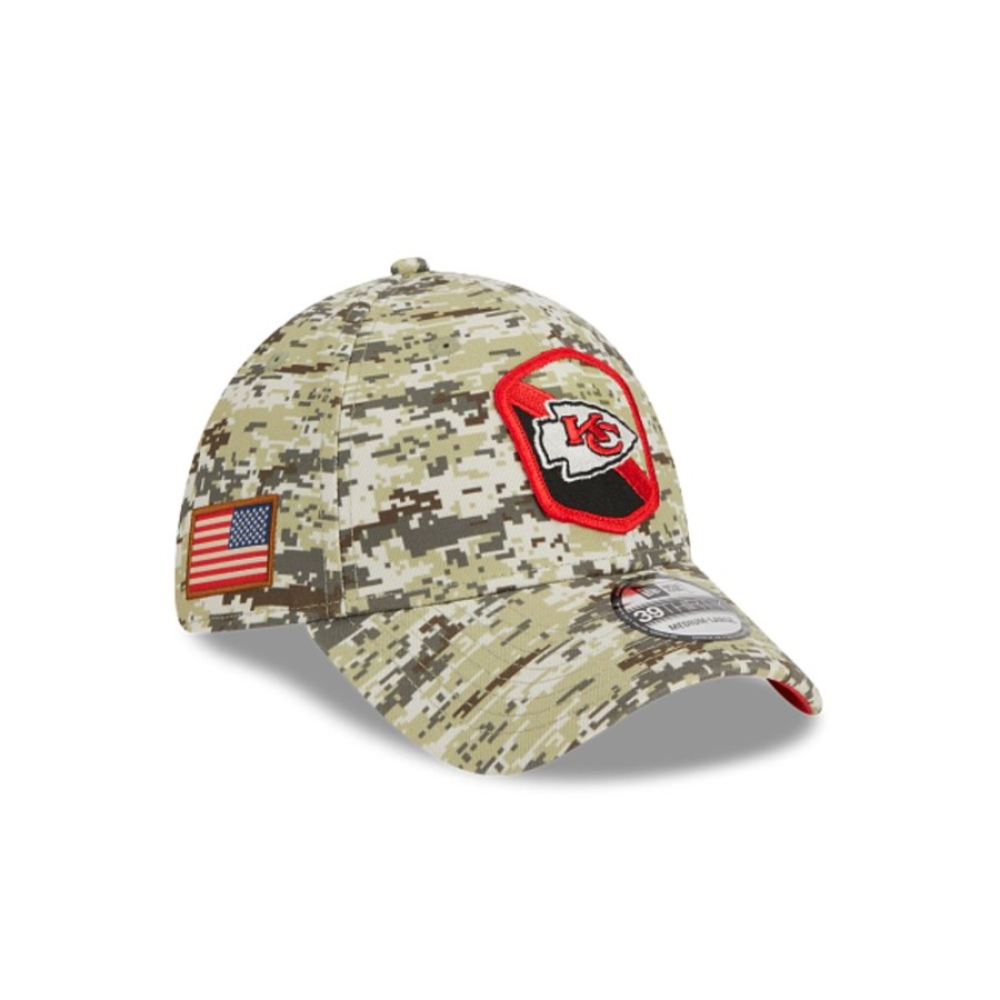 Gorras New Era | Kansas City Chiefs Nfl Salute To Service 2023 39Thirty Elastica