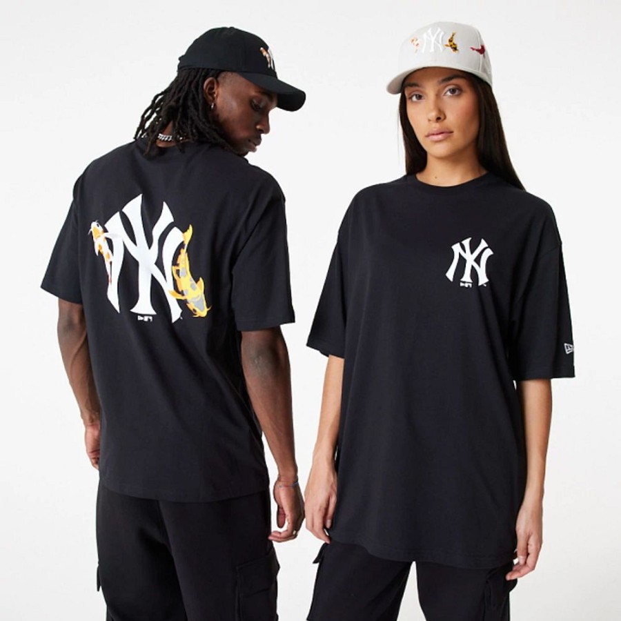 Ropa New Era | Playera Manga Corta New York Yankees Mlb Koi Fish Collection